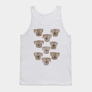 Chocolate Labrador Retriever Dogs Tank Top